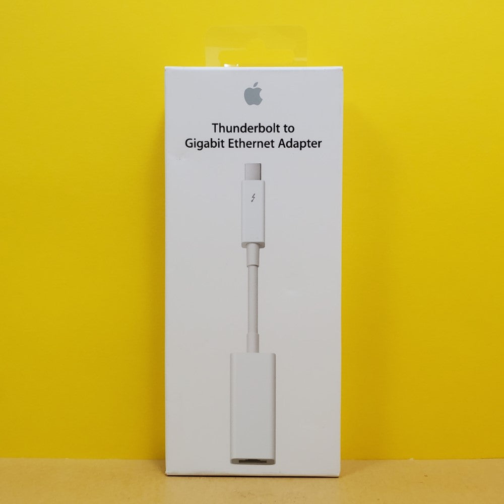 APPLE Thunderbolt-to-Gigabit Ethernet Adapter Cable MD463LL/A Model A1433 - White
