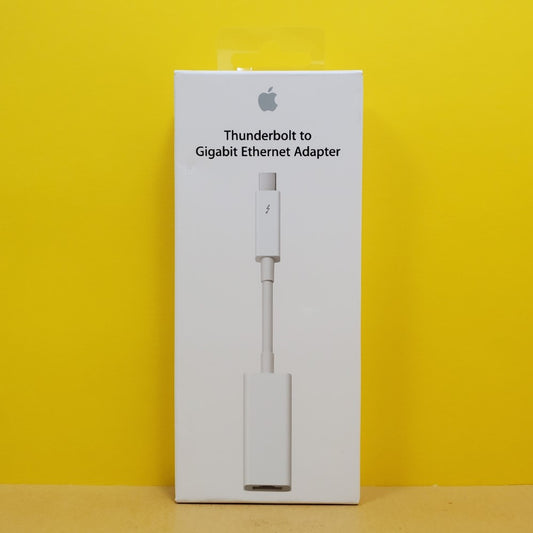 APPLE Thunderbolt-to-Gigabit Ethernet Adapter Cable MD463LL/A Model A1433 - White