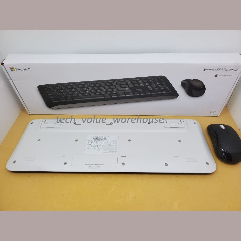 MICROSOFT Wireless Desktop 850 Keyboard and Mouse PY9-00001 Model 1455 - Black