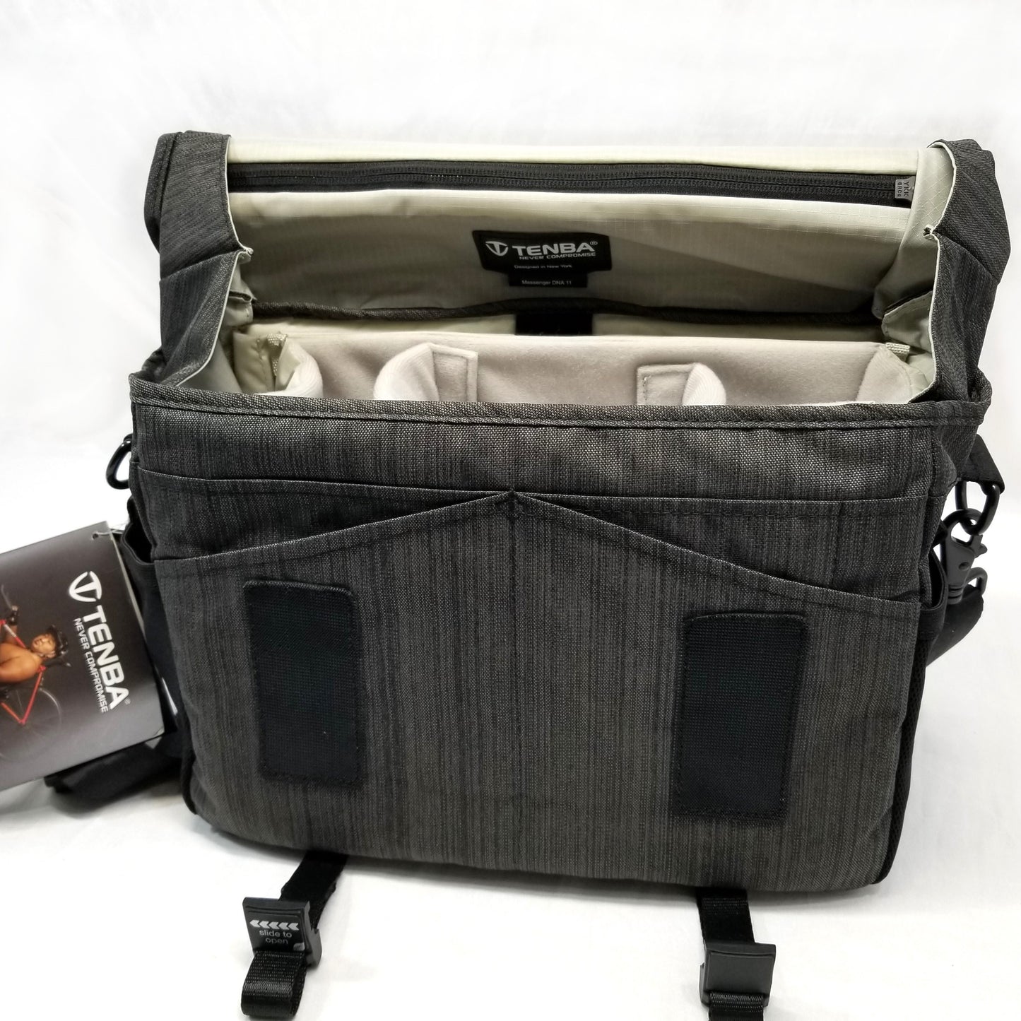 TENBA DNA 11 Messenger Shoulder Camera Bag Laptop Briefcase - Graphite