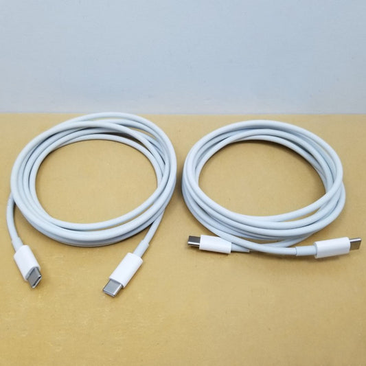 2x APPLE 6.6' (2m) USB-C Charge Cable MLL82AM/A Model A1739 - White
