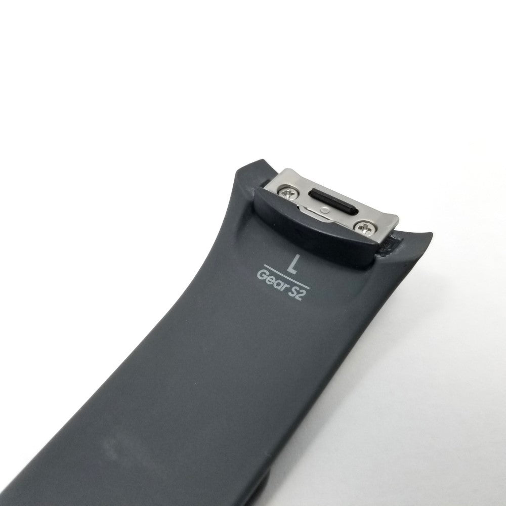 Genuine SAMSUNG Gear S2 Watch Band Strap Buckle R720 R730 R735 LARGE - Black