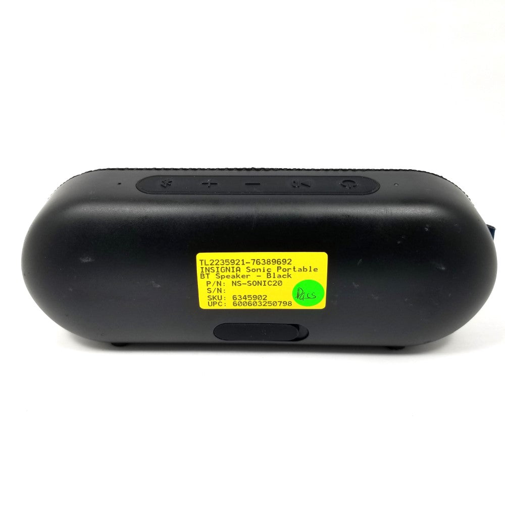 INSIGNIA Sonic Portable Bluetooth Speaker NS-SONIC20 - Black