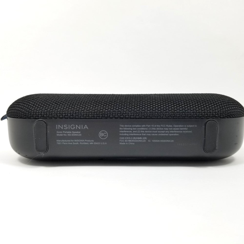 INSIGNIA Sonic Portable Bluetooth Speaker NS-SONIC20 - Black