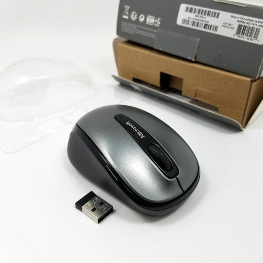 MICROSOFT Wireless Mobile Mouse 3500 GMF-00010 Model 1517 - Loch Ness Gray