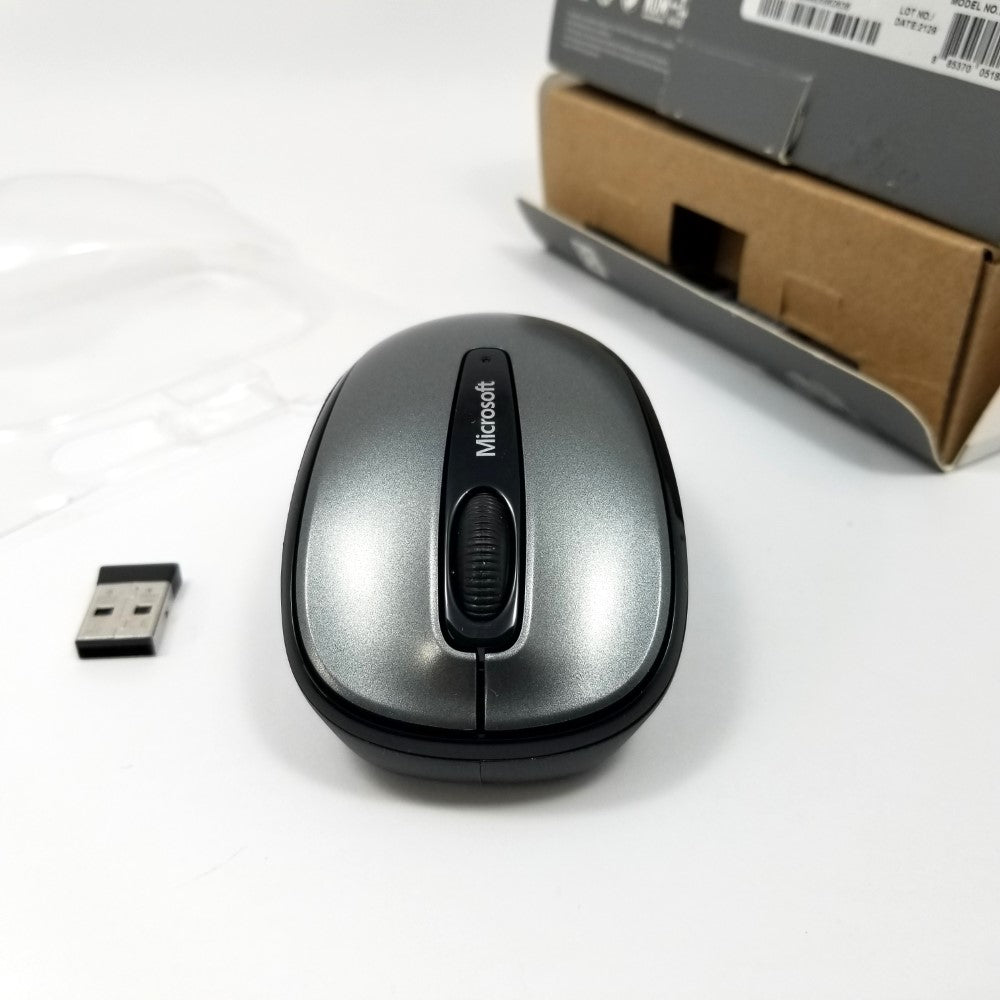 MICROSOFT Wireless Mobile Mouse 3500 GMF-00010 Model 1517 - Loch Ness Gray