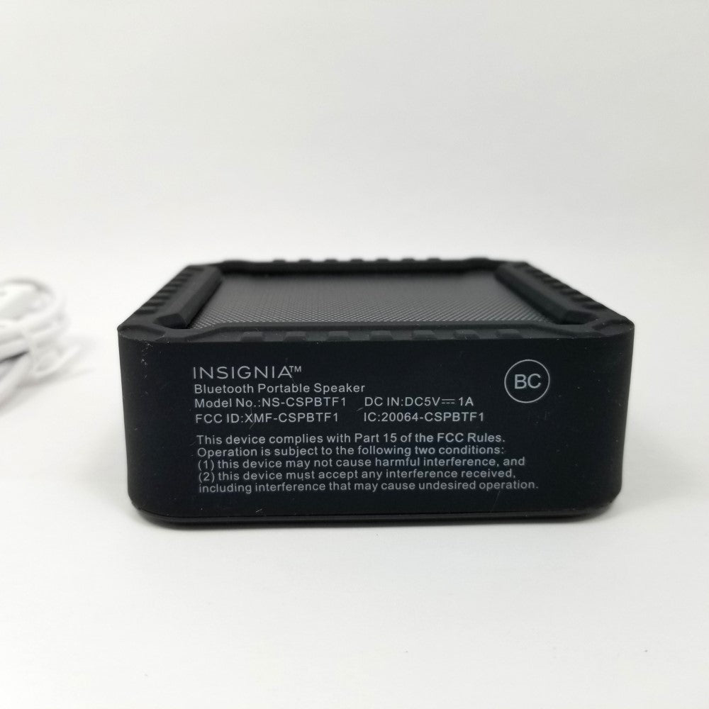 INSIGNIA Rugged Portable Bluetooth Speaker NS-CSPBTF1-BK - Black