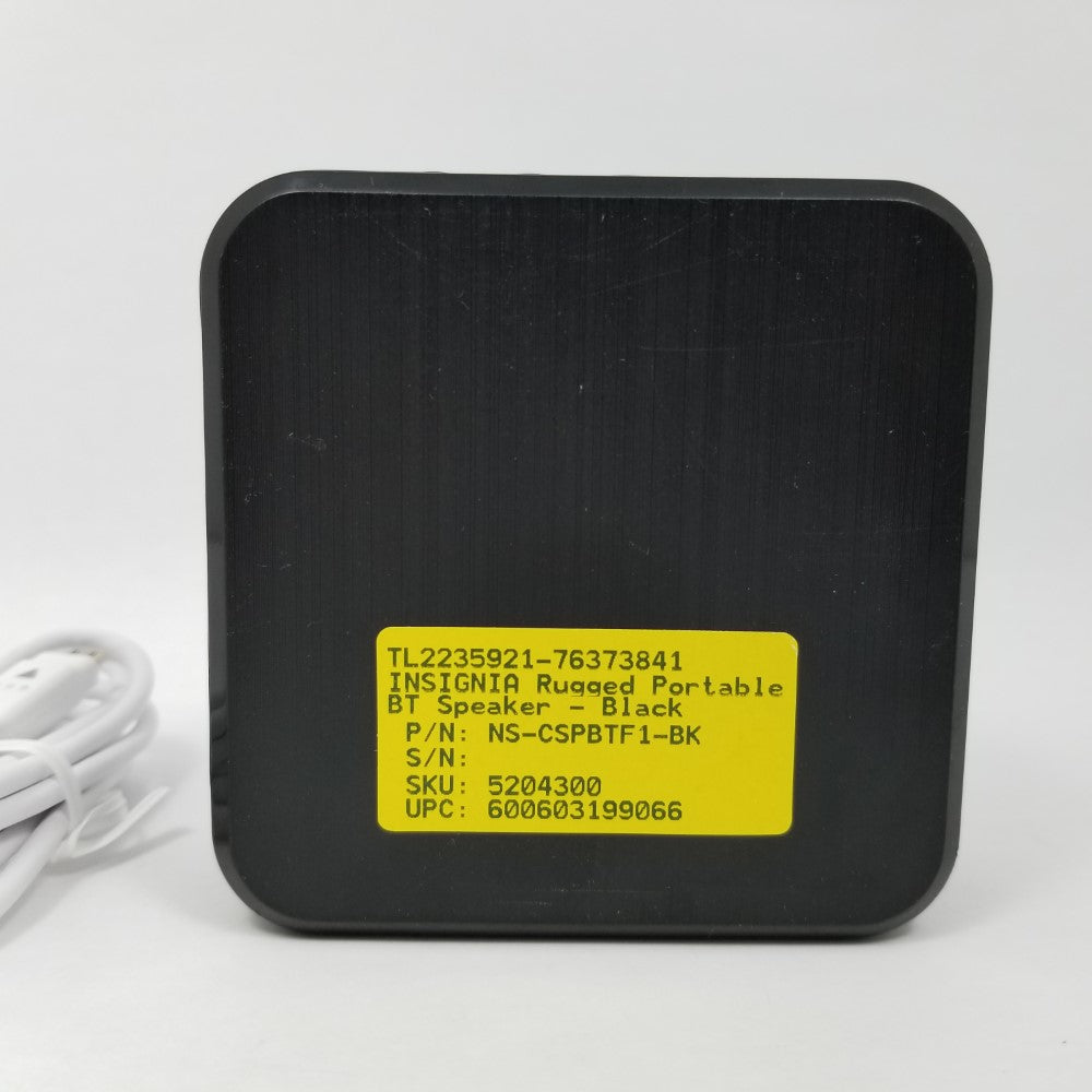 INSIGNIA Rugged Portable Bluetooth Speaker NS-CSPBTF1-BK - Black