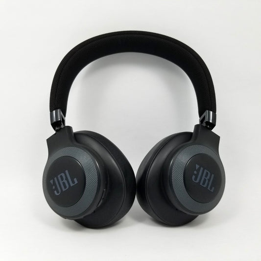 JBL E65BTNC Wireless Bluetooth Noise-Cancelling Headphones - Matte Black