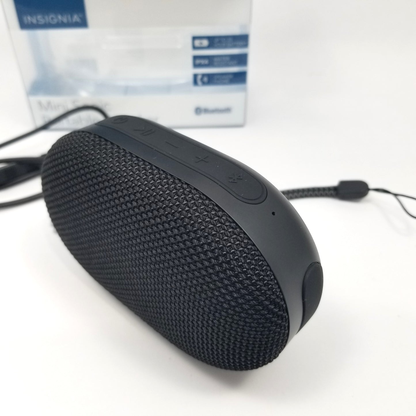 INSIGNIA Mini Sonic Portable Bluetooth Speaker NS-MINISONIC20 - Black