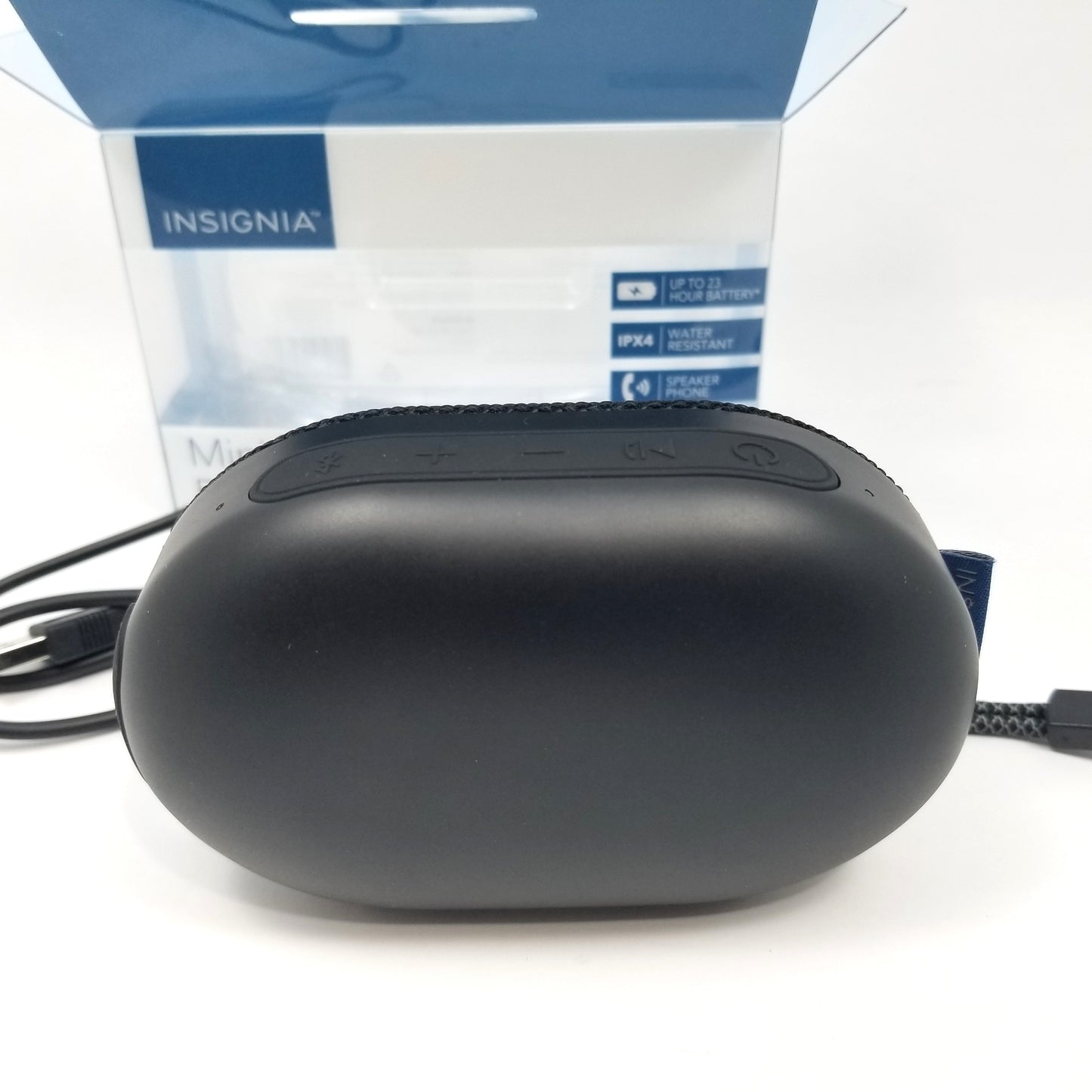 INSIGNIA Mini Sonic Portable Bluetooth Speaker NS-MINISONIC20 - Black