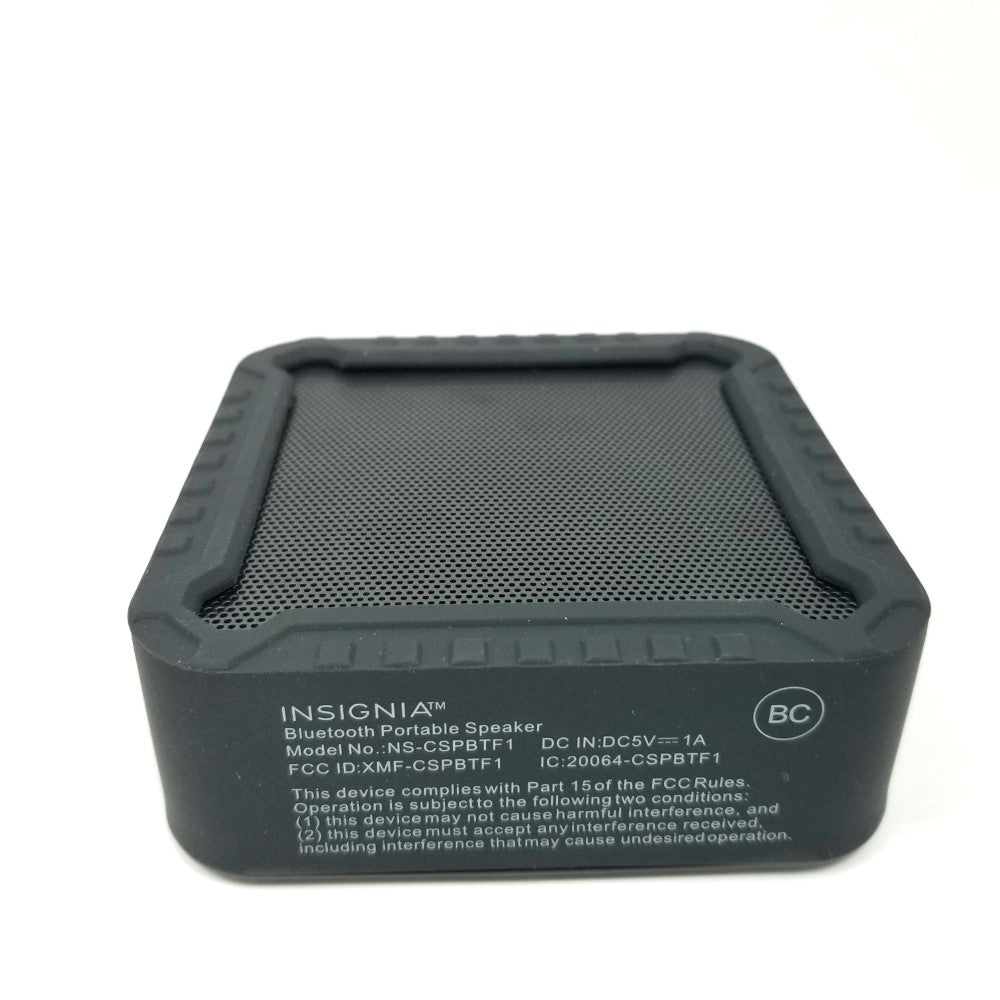 INSIGNIA Rugged Portable Bluetooth Speaker NS-CSPBTF1-BK - Black
