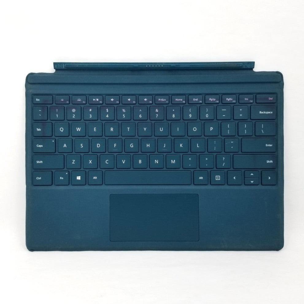 MICROSOFT Surface Pro Type Cover Keyboard Backlit QC7-00006 Model 1725 - Teal