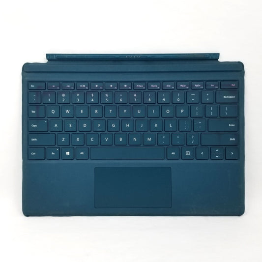 MICROSOFT Surface Pro Type Cover Keyboard Backlit QC7-00006 Model 1725 - Teal