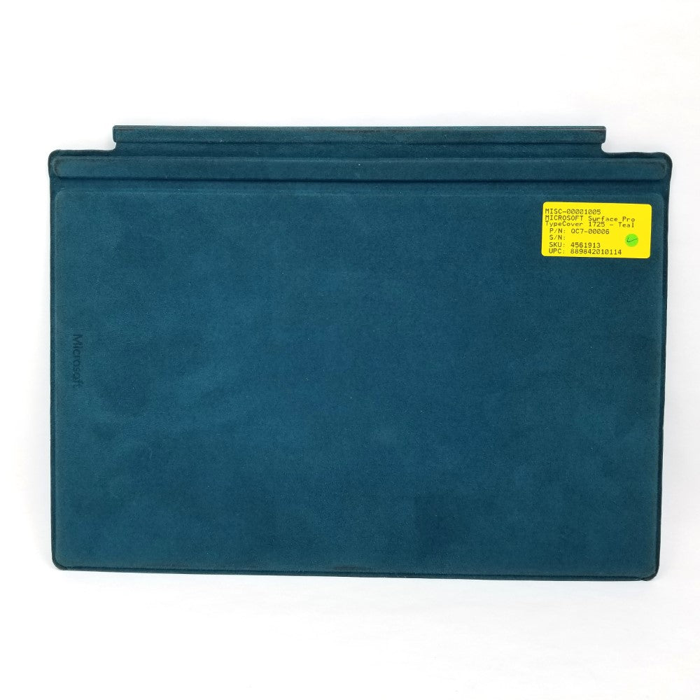 MICROSOFT Surface Pro Type Cover Keyboard Backlit QC7-00006 Model 1725 - Teal