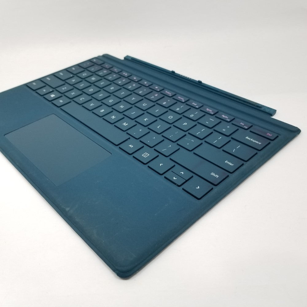MICROSOFT Surface Pro Type Cover Keyboard Backlit QC7-00006 Model 1725 - Teal