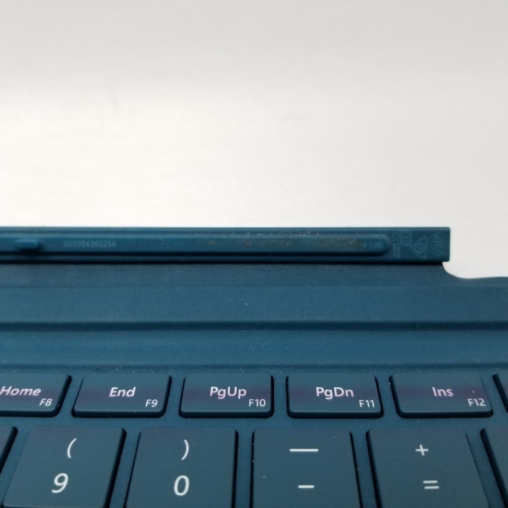 MICROSOFT Surface Pro Type Cover Keyboard Backlit QC7-00006 Model 1725 - Teal