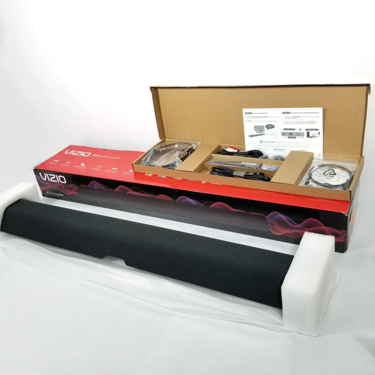 VIZIO M-Series 2.1 Ch. All-in-One Sound Bar System M21D-H8R - Dark Charcoal