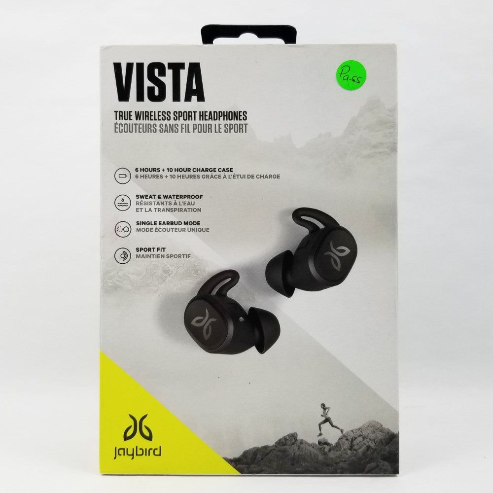 JAYBIRD Vista True Wireless Bluetooth Headphones 985-000865 - Black