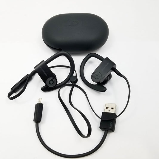 BEATS by Dr. Dre Powerbeats Wireless Bluetooth Headphones earbuds ML8V2LL/A - Black