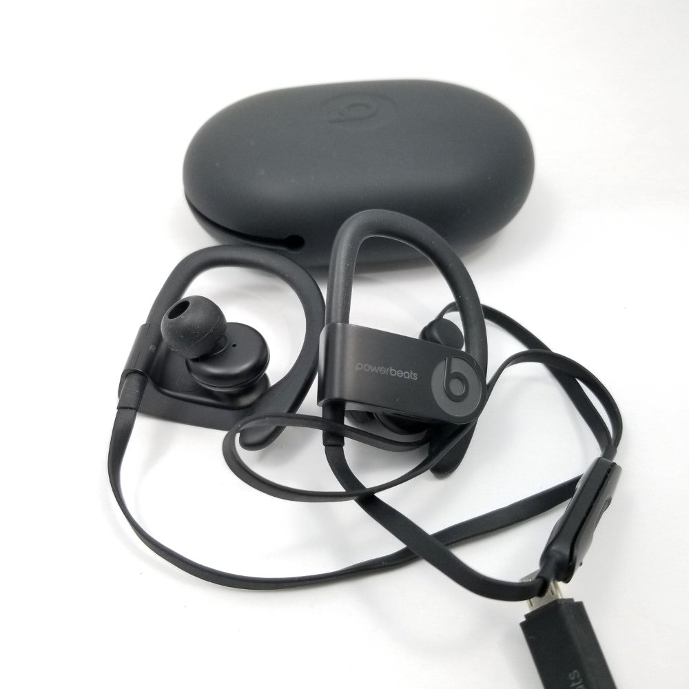 BEATS by Dr. Dre Powerbeats Wireless Bluetooth Headphones earbuds ML8V2LL/A - Black