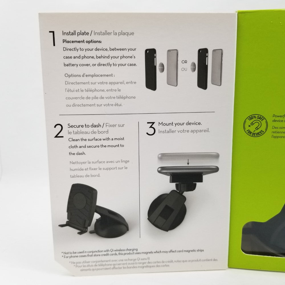 BRACKETRON MagnetXT Dash Mount for Most Smartphones - Black
