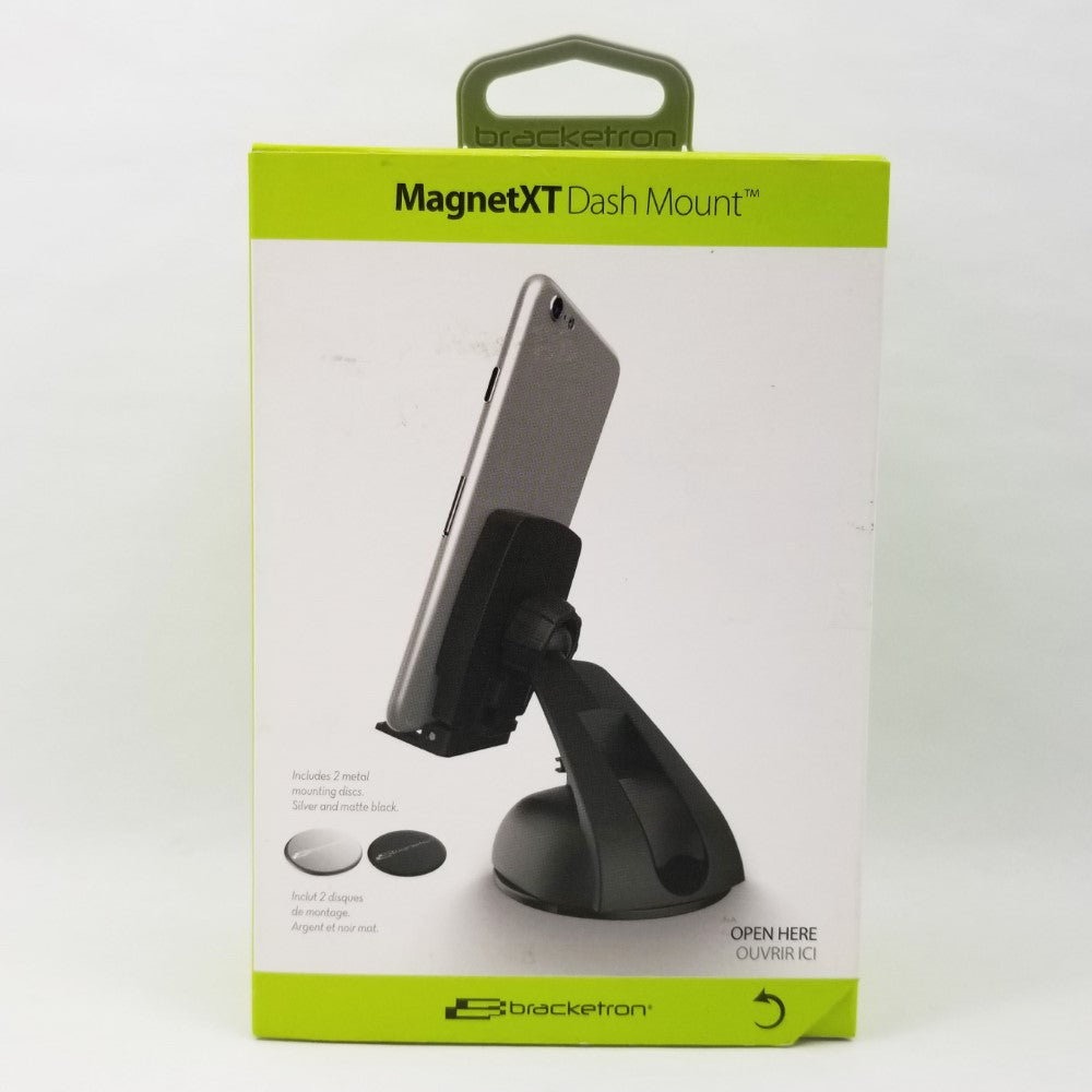 BRACKETRON MagnetXT Dash Mount for Most Smartphones - Black