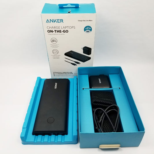 ANKER PowerCore 26800+ PD 45W Powerport Atom III Power Bank - Black