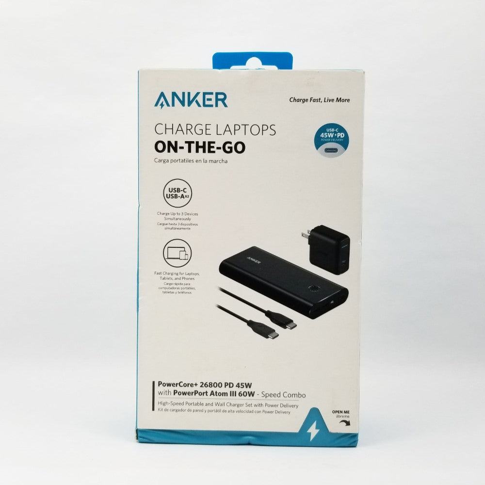 ANKER PowerCore 26800+ PD 45W Powerport Atom III Power Bank - Black