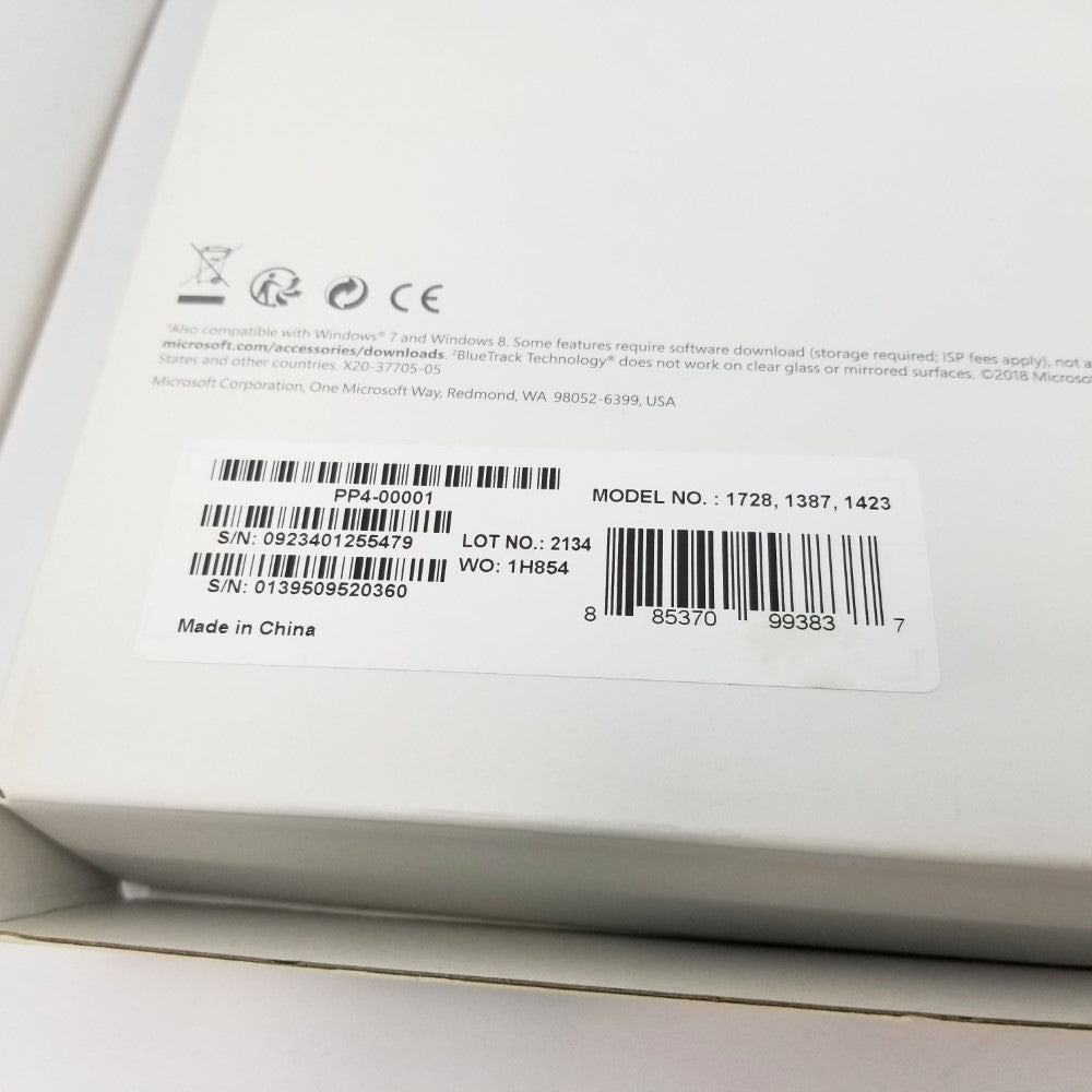 MICROSOFT Wireless Comfort Desktop 5050 Curved Keyboard & Mouse PP4-00001 Model 1728 - Black