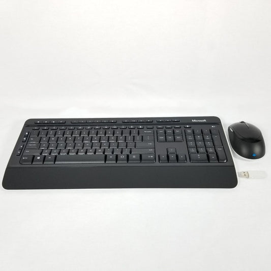 MICROSOFT Wireless Desktop 3050 Keyboard and Mouse 1729 - Black