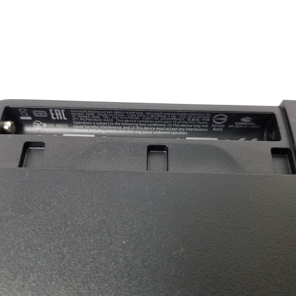 MICROSOFT Wireless Bluetooth Keyboard QSZ-00001 Model 1898 - Black