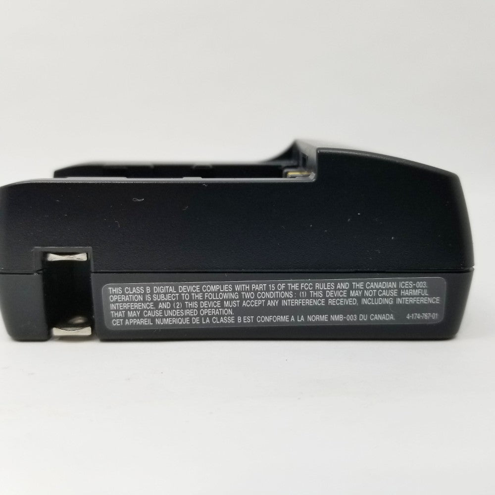 Genuine SONY BC-TRV P/H/V Series AC Camcorder Travel Battery Charger - Black