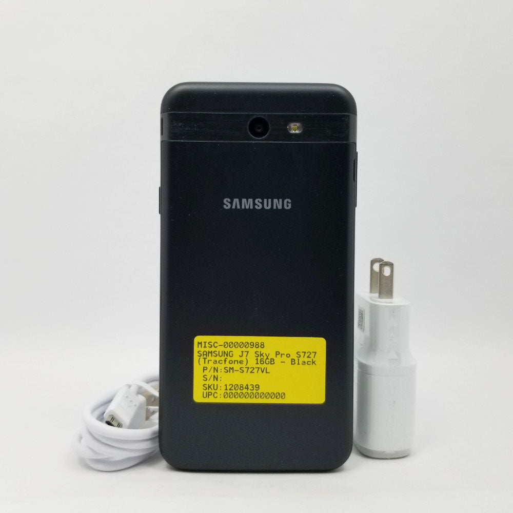 SAMSUNG Galaxy J7 Sky Pro SM-S727VL (Tracfone) 16GB Android Smartphone - Black