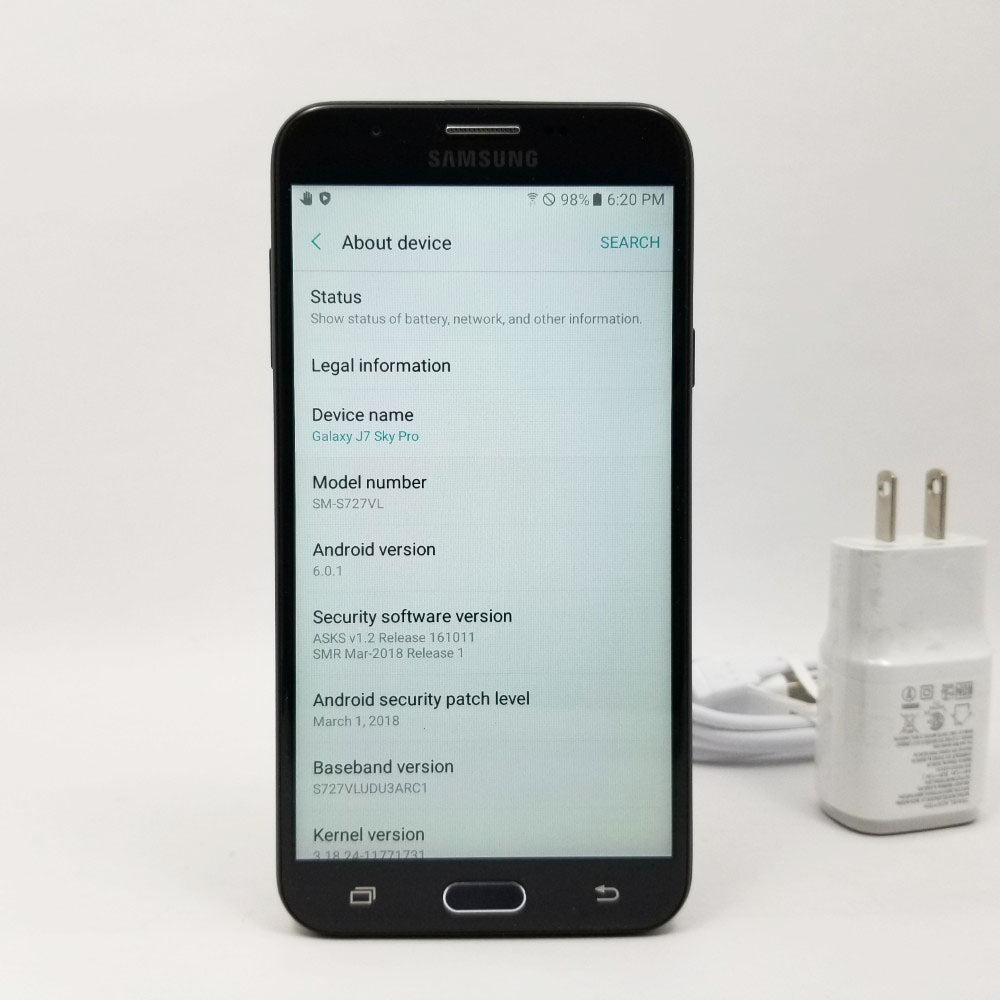 SAMSUNG Galaxy J7 Sky Pro SM-S727VL (Tracfone) 16GB Android Smartphone - Black