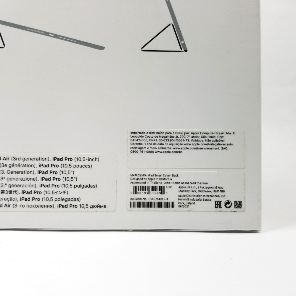 APPLE Smart Cover foriPad Pro and iPad Air - part number tag