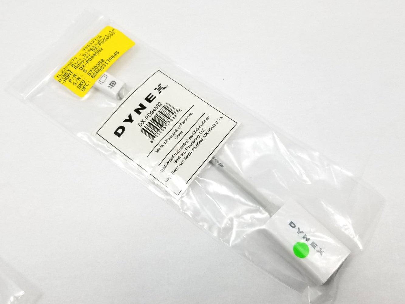 DYNEX Mini DisplayPort-to-HDMI Adapter DX-PD94592 - White