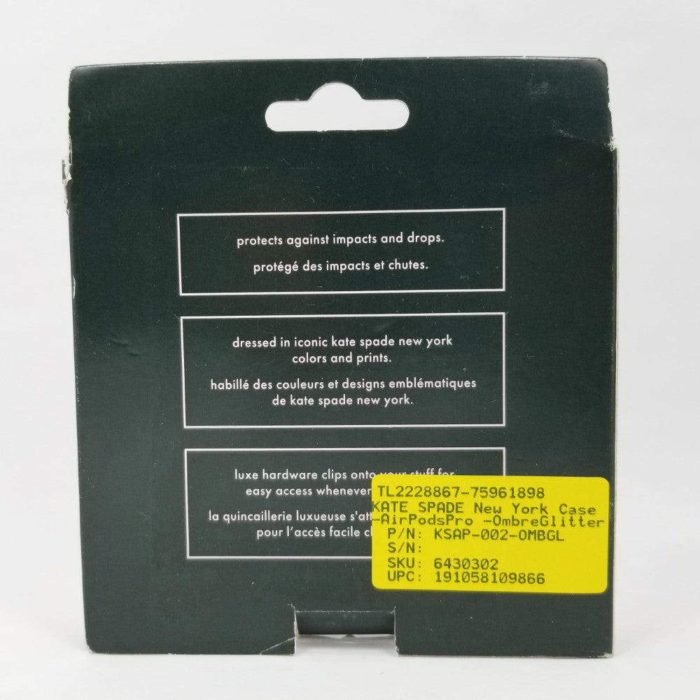 Retail packaging back side