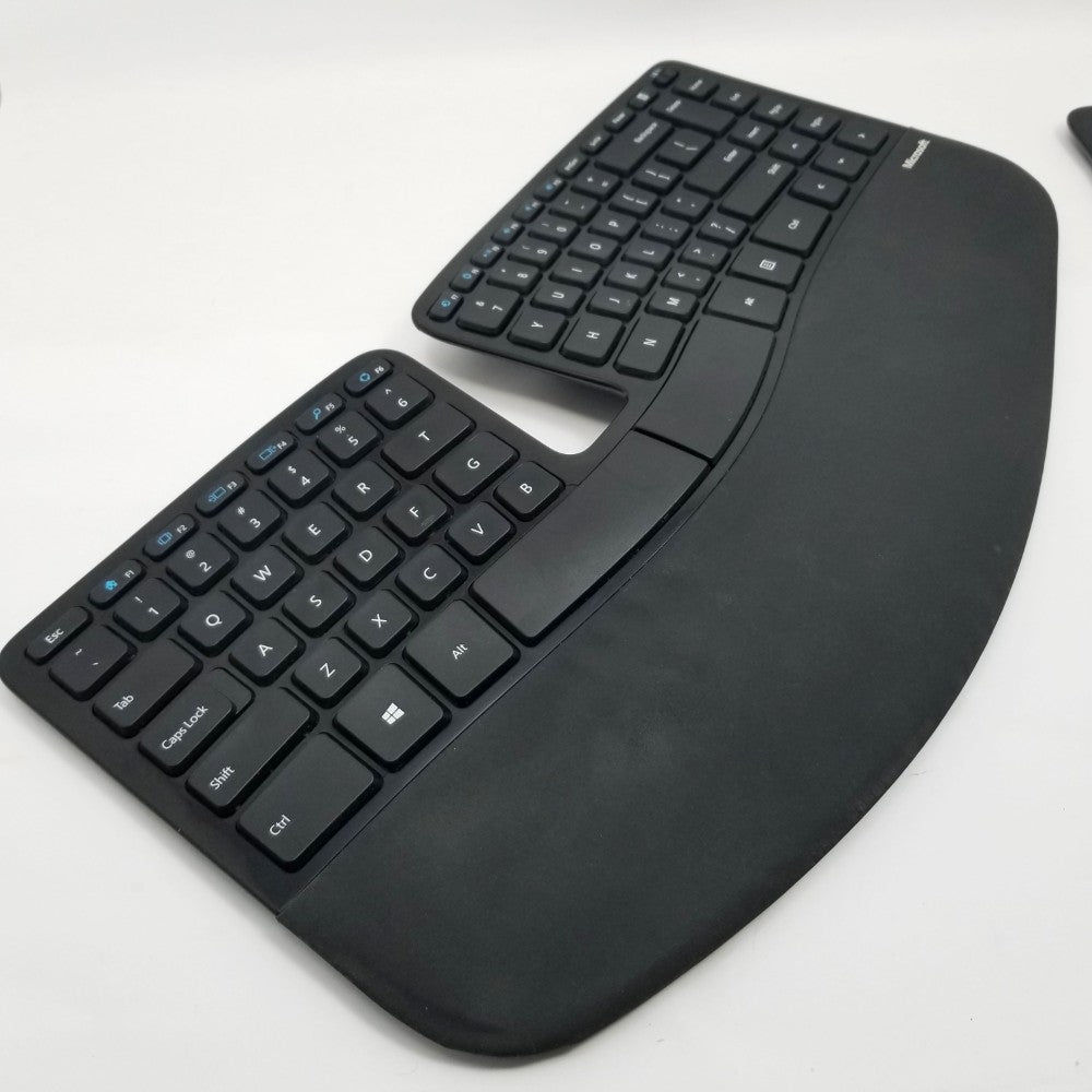MICROSOFT Sculpt Ergonomic Desktop Wireless USB Keyboard top side view