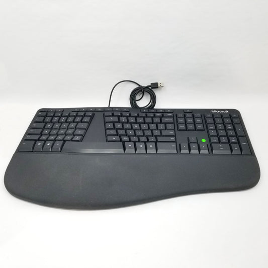 Microsoft ergonomic keyboard top view