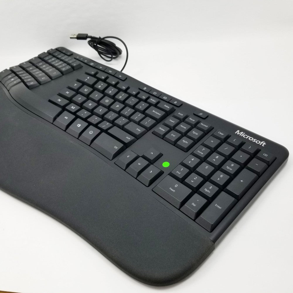 Microsoft ergonomic keyboard right side view