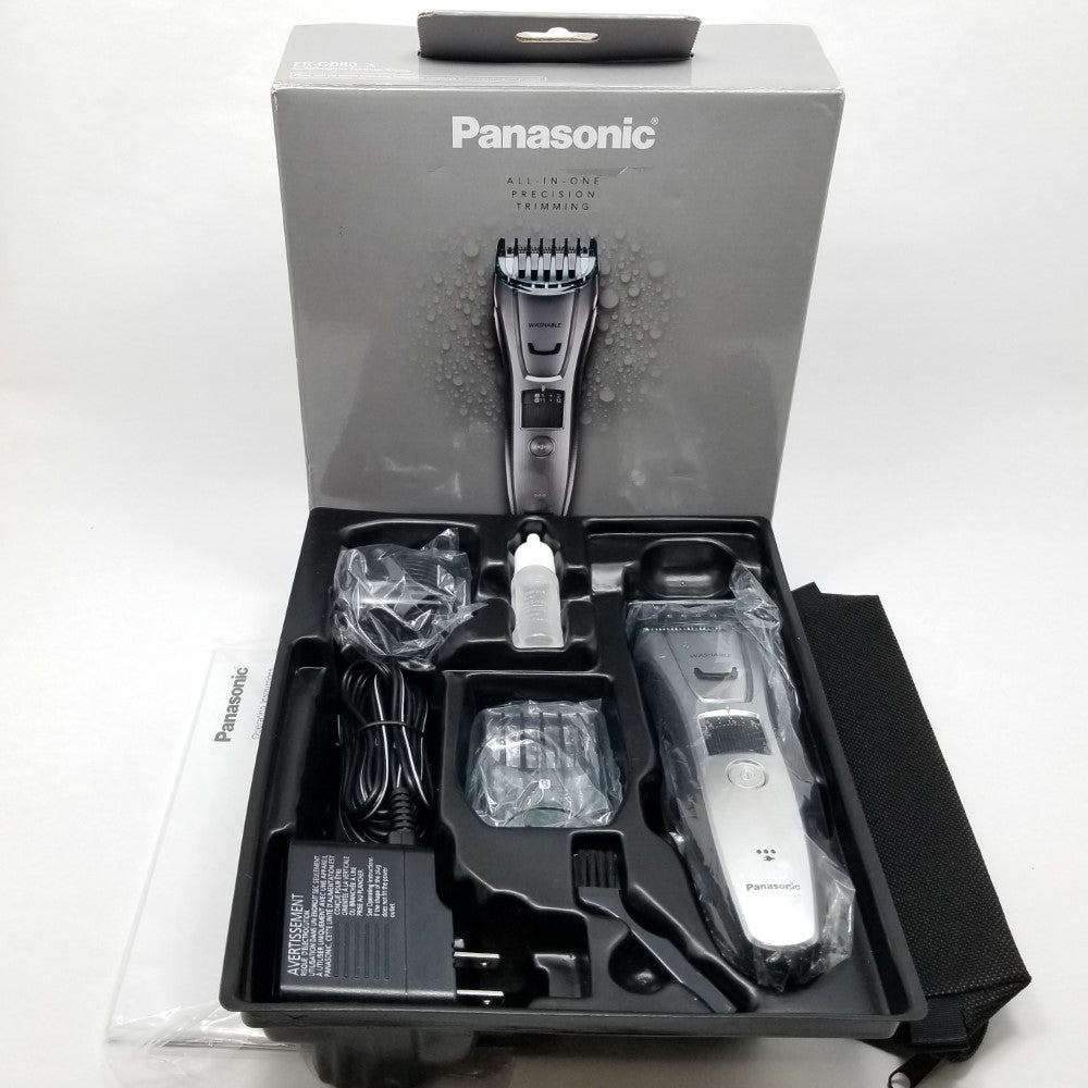 PANASONIC Men’s All-in-One Facial Beard Body Hair Groomer ER-GB80 - Silver