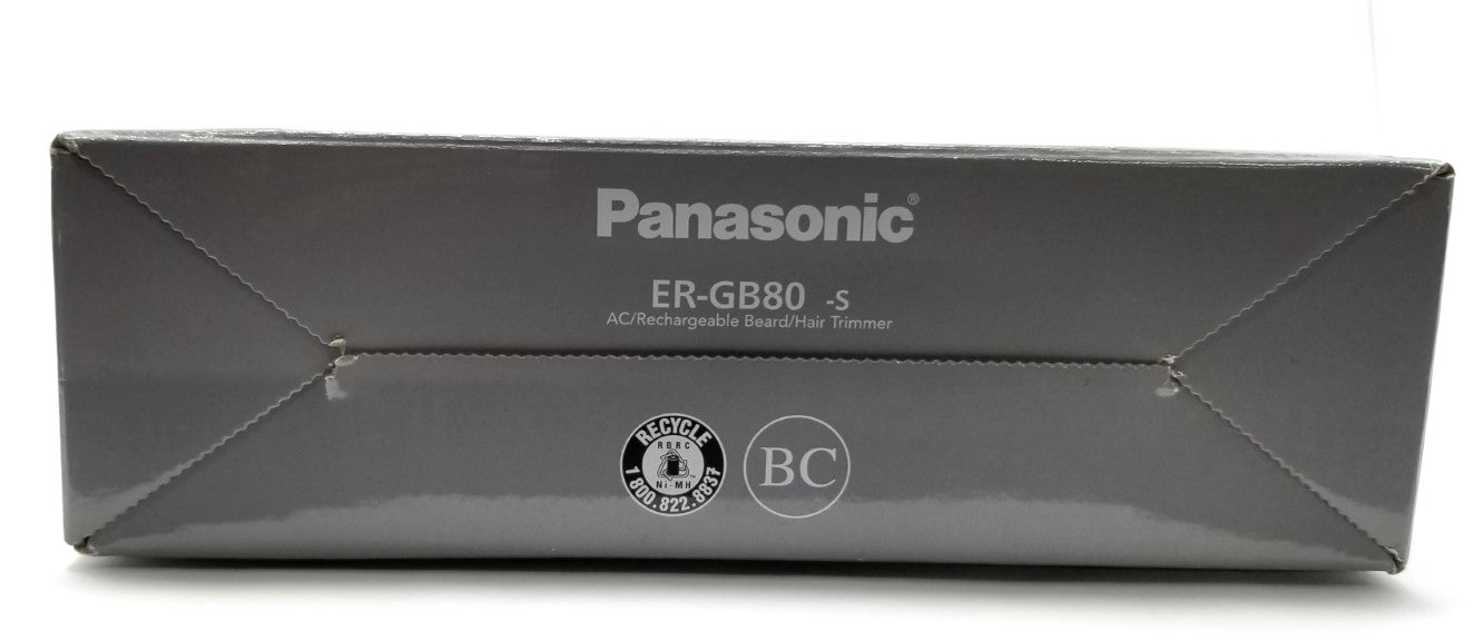 PANASONIC Men’s All-in-One Facial Beard Body Hair Groomer ER-GB80 - Silver