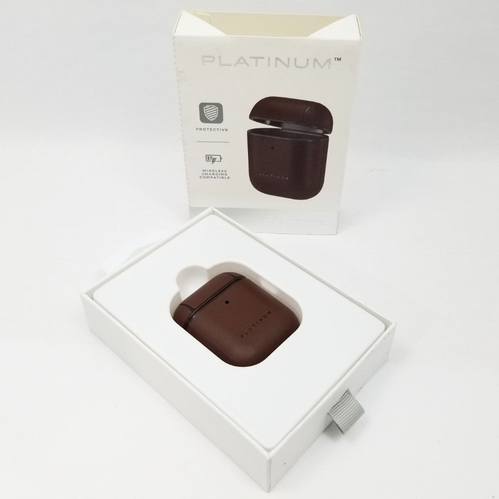 Brown leather case for Apple  Airpods
