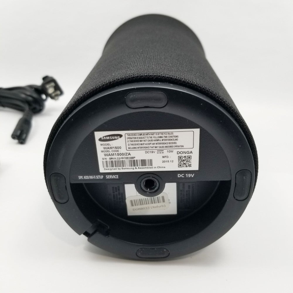 Samsung Radiant 360 Wireless Bluetooth speaker - Bottom tag