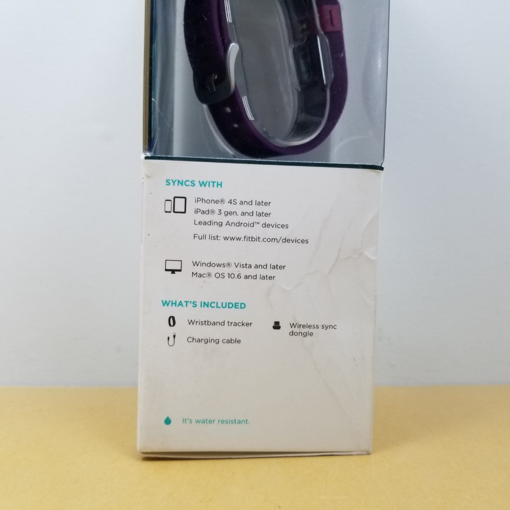 Fitbit charge HR Activity Fitness Sleep Tracker Smartwatch Plum -LARGE