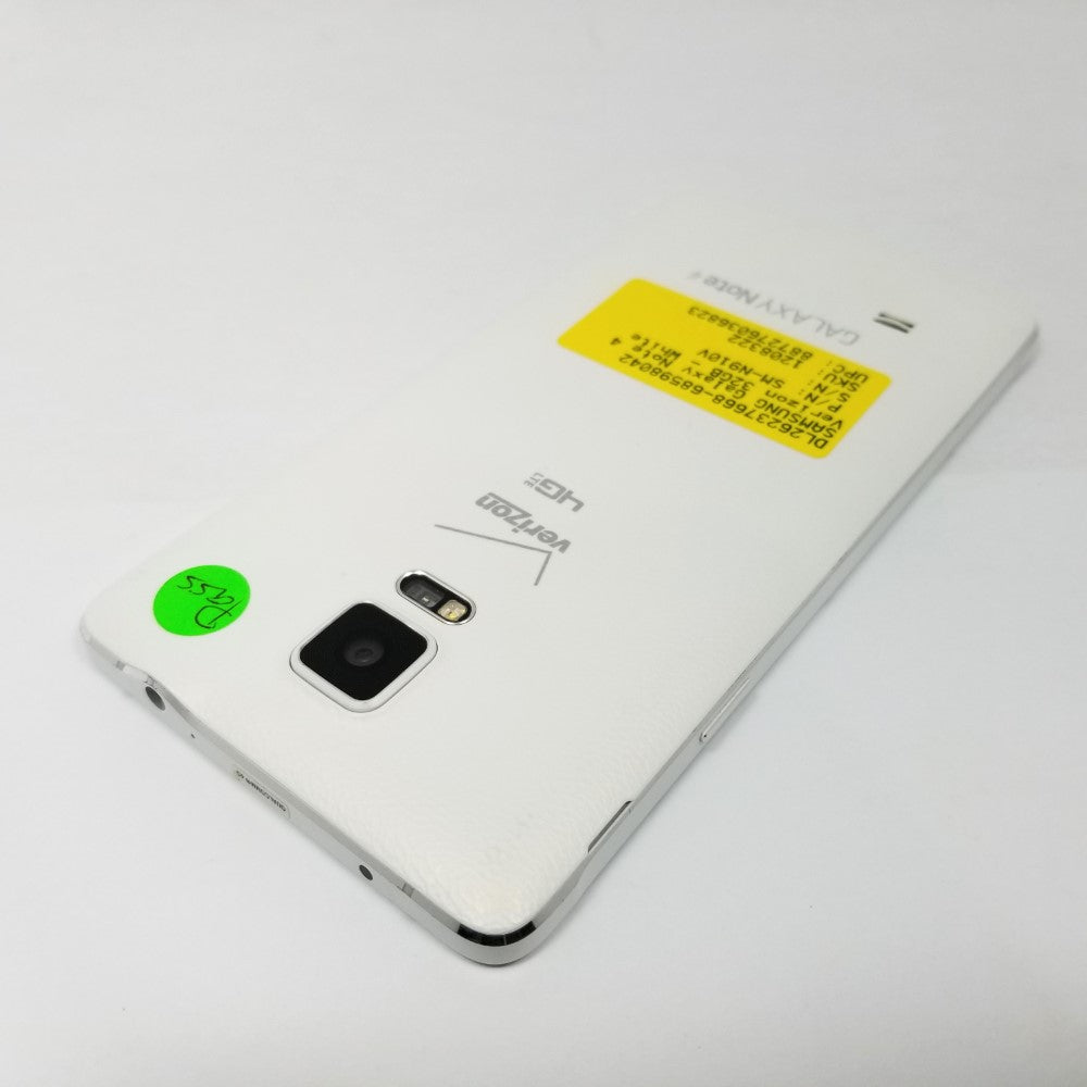 SAMSUNG Galaxy Note 4 SM-N910V (Verizon) 32GB Android Smartphone - White
