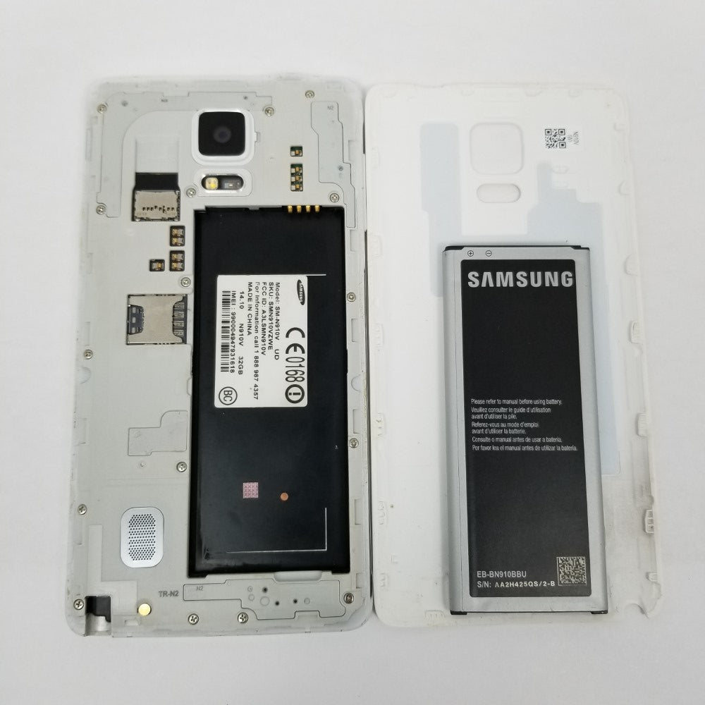 SAMSUNG Galaxy Note 4 SM-N910V (Verizon) 32GB Android Smartphone - White