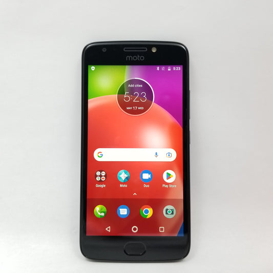 MOTOROLA Moto E4 XT1768 (Unlocked) 16GB Prepaid Android Smartphone - Licorice Black