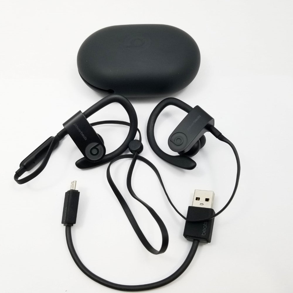 BEATS by Dr. Dre Powerbeats Wireless Bluetooth Headphones earbuds ML8V2LL/A - Black